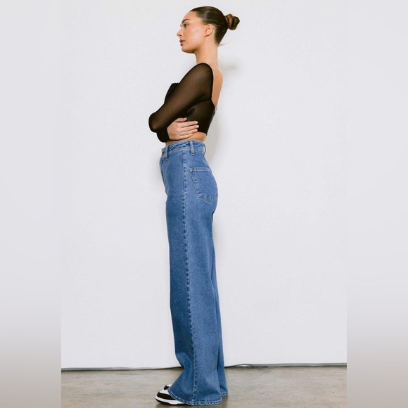 Vibrant M.i.U Wide Leg High Rise Jeans Size 3/Small - Picture 9 of 11